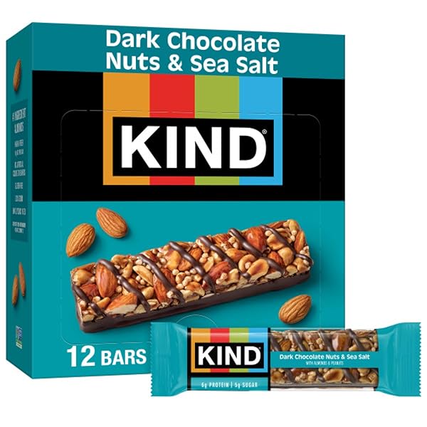 KIND NUT BARS, DARK CHOCOLATE NUTS AND SEA...