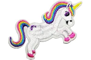 Baby Unicorn Appliques for Kids Children Cartoon Kid Patches Appliques Fabric Decorating for Hat Cap Polo Backpack Clothing J