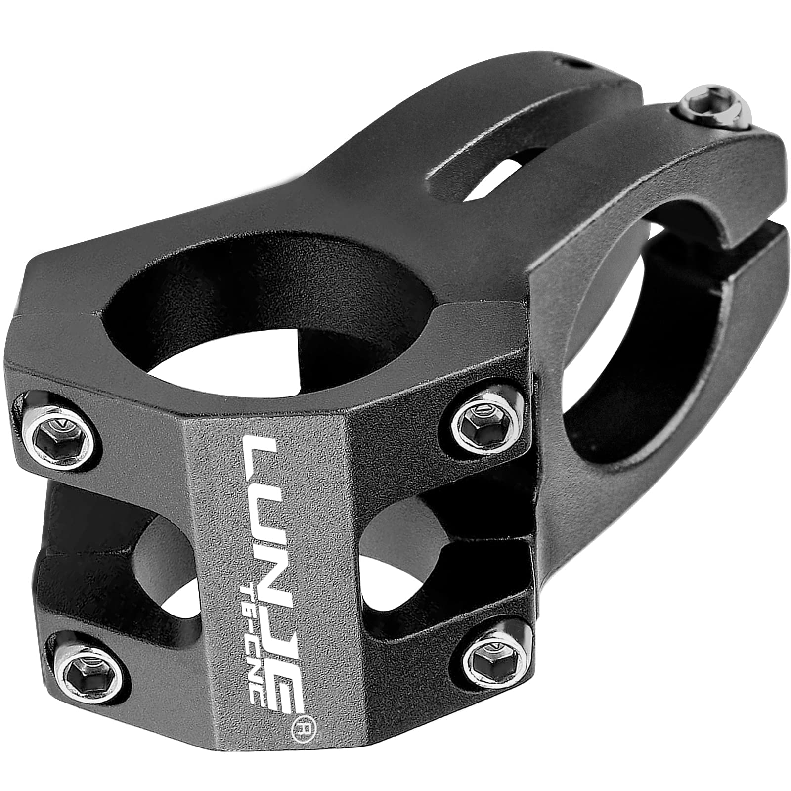 BOFUS 31.8mm Bike Stem Aluminum Short Handlebar Stem Riser Ultra-Light for Most Bicycle, Road Bike, Mountain Bike, Cycling Handlebar Accessories,black