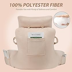 Unisakey Portable Large Reading Pillows with