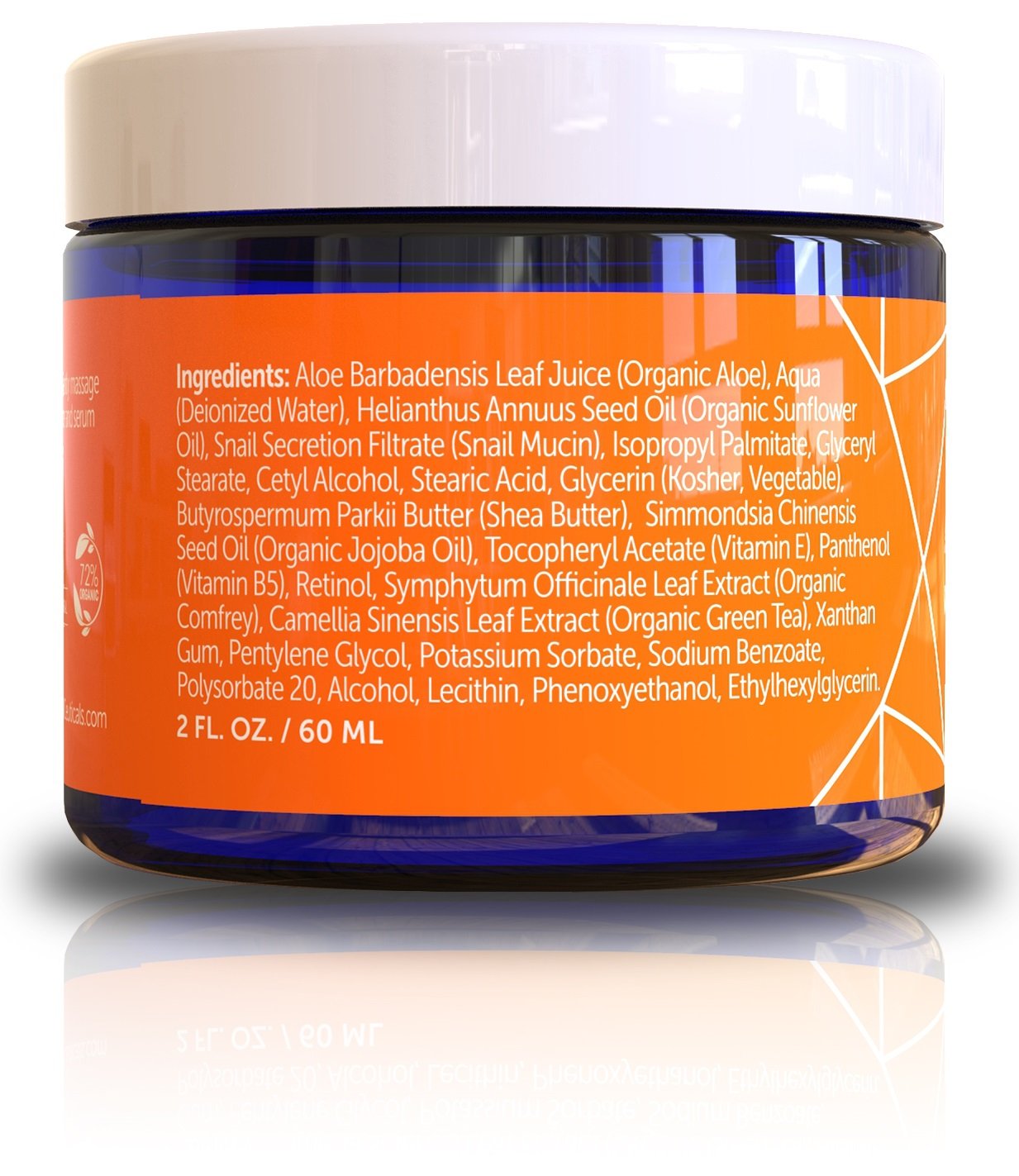 Korean Skin Care Snail Repair Cream - Korean Moisturizer Night Cream 97.5% Snail Mucin Extract - All In One Recovery Power For The Most Effective Korean Beauty Routine - 2oz: Beauty