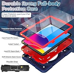 BMOUO iPad 10th Generation Case, iPad 10 Case 10.9