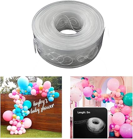 Amazon Com Eriuaes Balloon Decorating Strip Tape 5m For Arch