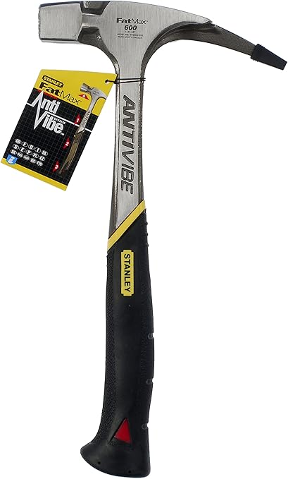 Stanley 1 51 937 Gamme Fatmax Antivibe Arrache Clous Charpentier Tete Et Manche Forges En Acier Systeme Diapason Anti Vibrations Poignee Dynagrip Tete De Frappe Plate Quadrillee Amazon Fr Bricolage