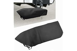 YTDYQFLZH Tow Bar Cover Heavy-Duty Marine Grade Black Chloroprene Rubber Tow Bar Storage, Tow Bar Covers Universal for SUV, 055-3 Motorhome Mounted Tow Bars, Suitable for All Sterlings Falcons Blackhawk Towbars