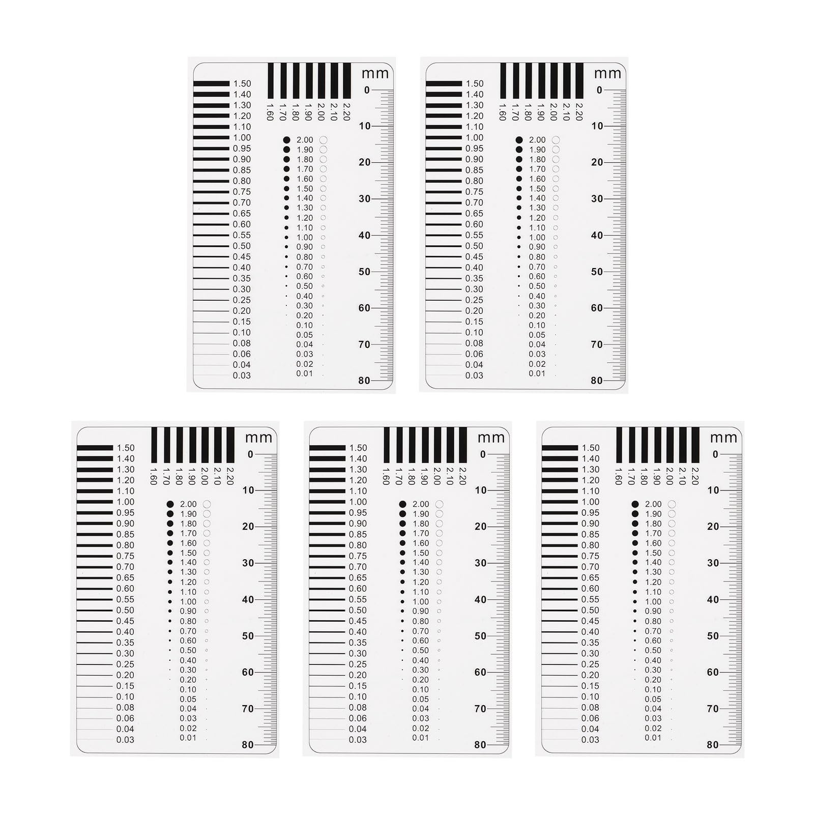 HARFINGTON 5pcs High Precision SEC Size Estimation