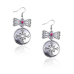 Wrangler Western Earrings Concho Dangling Retro