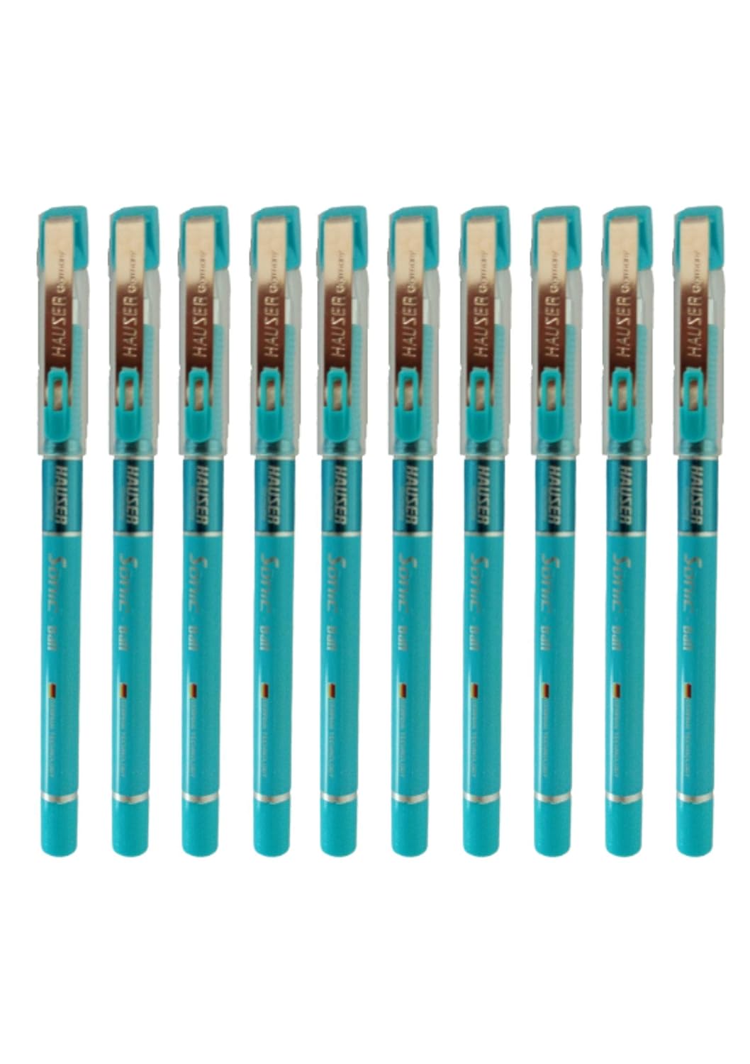 Hauser Sonic Ball Pen Set of 10 (Blue) Amazon.in Office Products