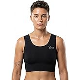 LGBT UNICORNS Seamless Chest Binder for FTM, Breathable Compression Binder Top, Invisible, Swim Binder