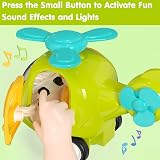Yerloa Kids Airplane Toy Helicopter Music Lights Toddler Birthday Gift 1-4 Year view 4