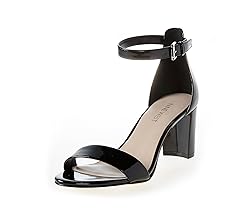 Nine West Women's Pruce Heeled Sandal, Black