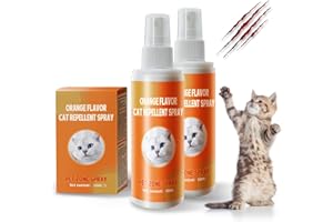 TailTrespass Cat Deterrent Spray, No Scratch Spray for Cats - Safe Indoor & Outdoor Deterrent for Furniture Protection, Effective Cat Scratch Deterrent Training Aid with Natural Ingredients - 2 Pcs