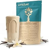 LyfeFuel Plant Protein Powder &amp; Meal Replacement Shake, Vegan, Vanilla Chai | 18g Plant Protein, 50+ Organic Superfoods, 27 Vitamins &amp; Minerals, Low Carb, Vegan, Gluten Free, 24 Servings
