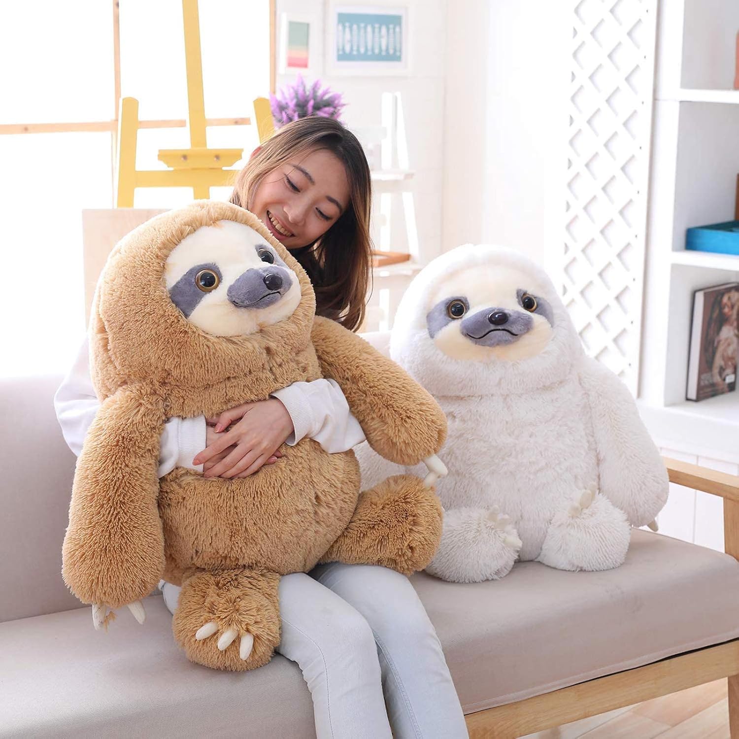 large stuffed sloth