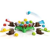 Fat Brain Toys Heap-O-Sheep Game, Family Board Games for Kids and Adults, Game of Catapulting Sheep, 6 to Adult, 2 to 4 Players