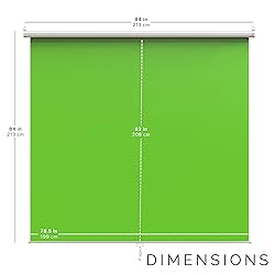【Wider Style】 KHOMO GEAR Green Screen 84 x 84