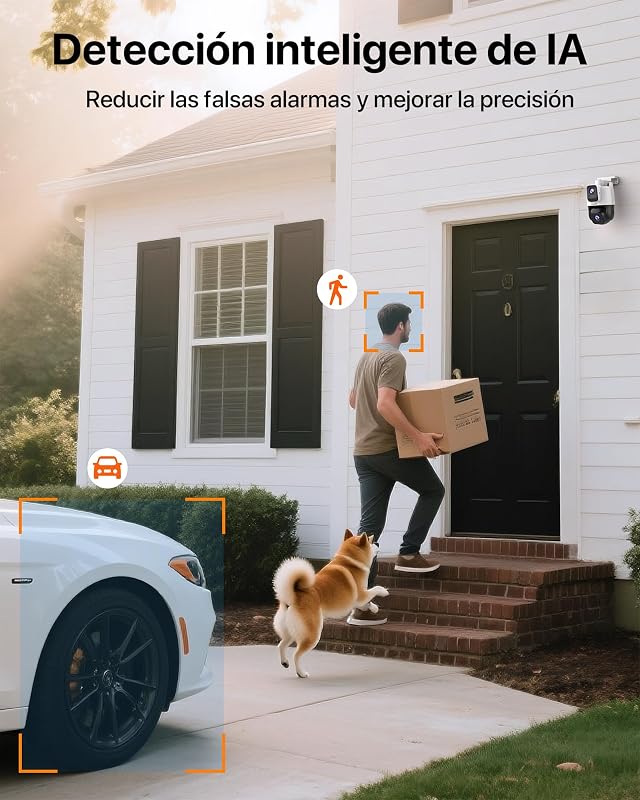 Câmara de Vigilância Exterior WiFi de 6MP