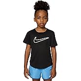 Nike Big Girls’ One Fitted Dri-FIT Short-Sleeve Top