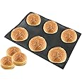 Bluedrop Silicone Bun Bread Form Round Shape Bread Tray Perforated Bakery Molds
