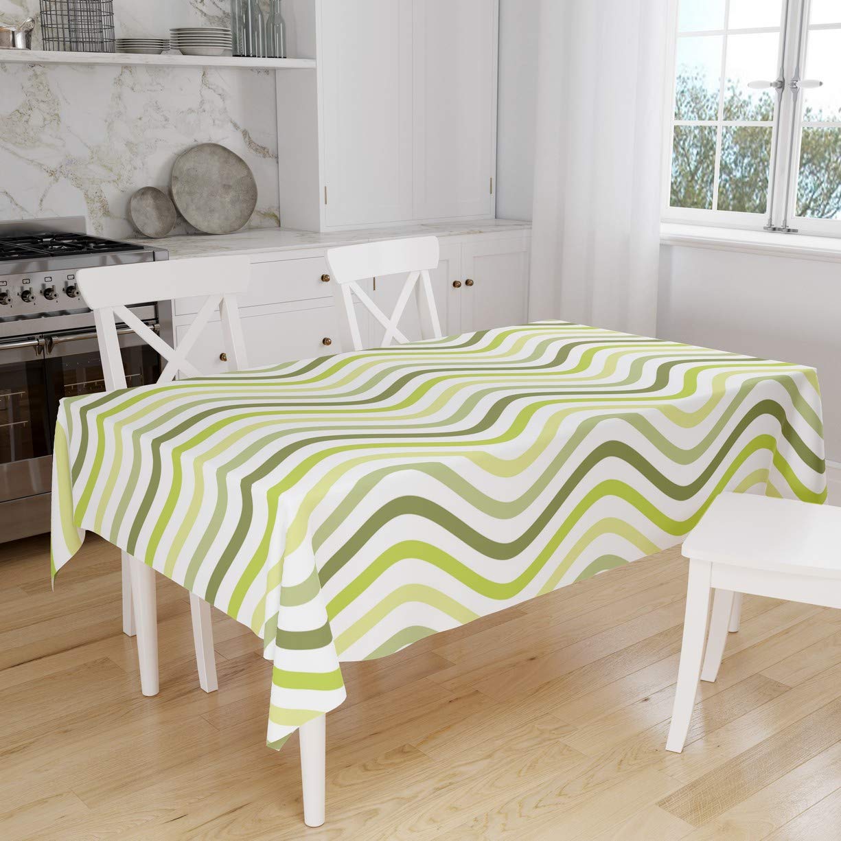 Bonamaison Kitchen Decoration, Tablecloth, 140cm x 160cm - Designed and Manufactured in Turkey — image 1