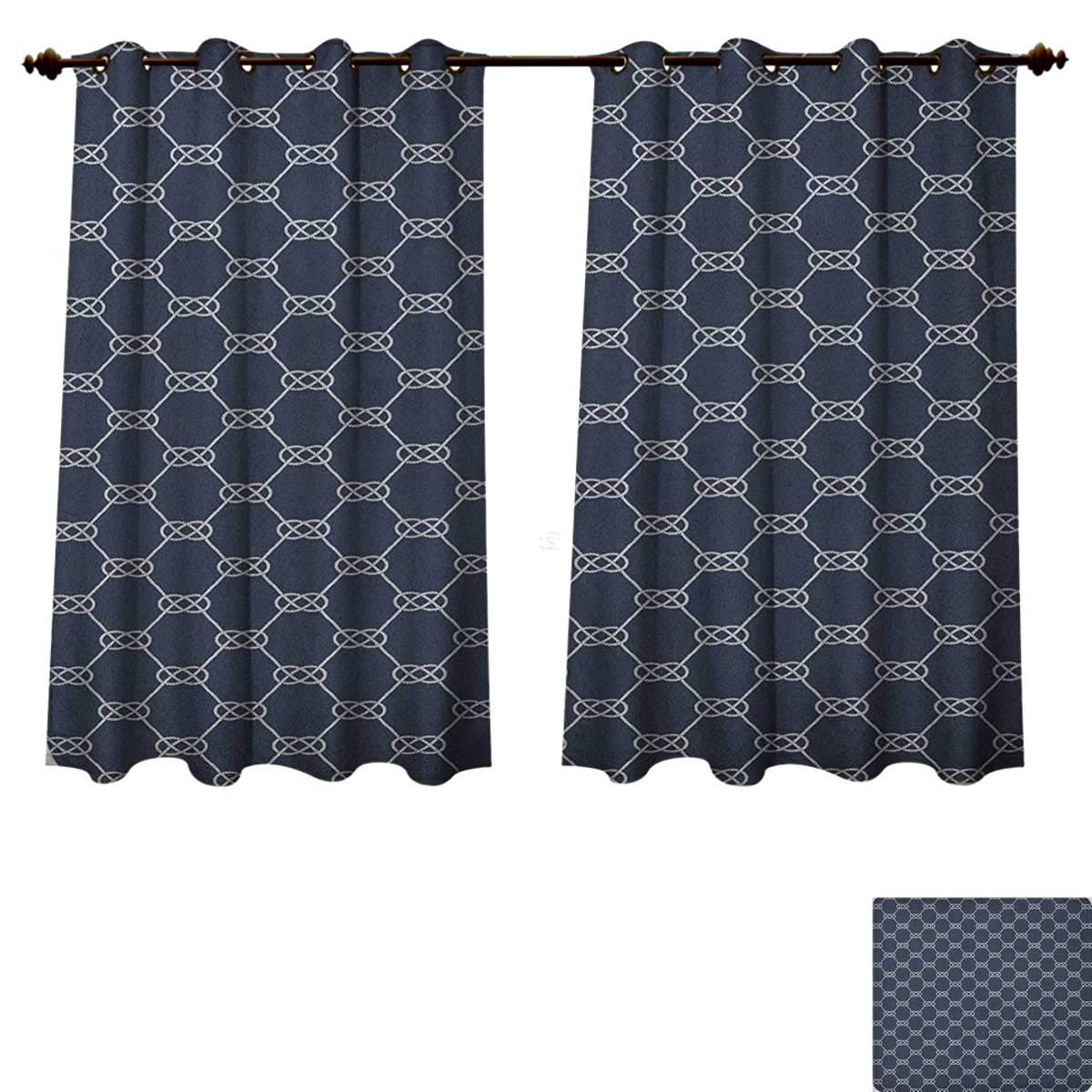 Amazon Com Pricetextile Navy Blue Blackout Curtains Panels