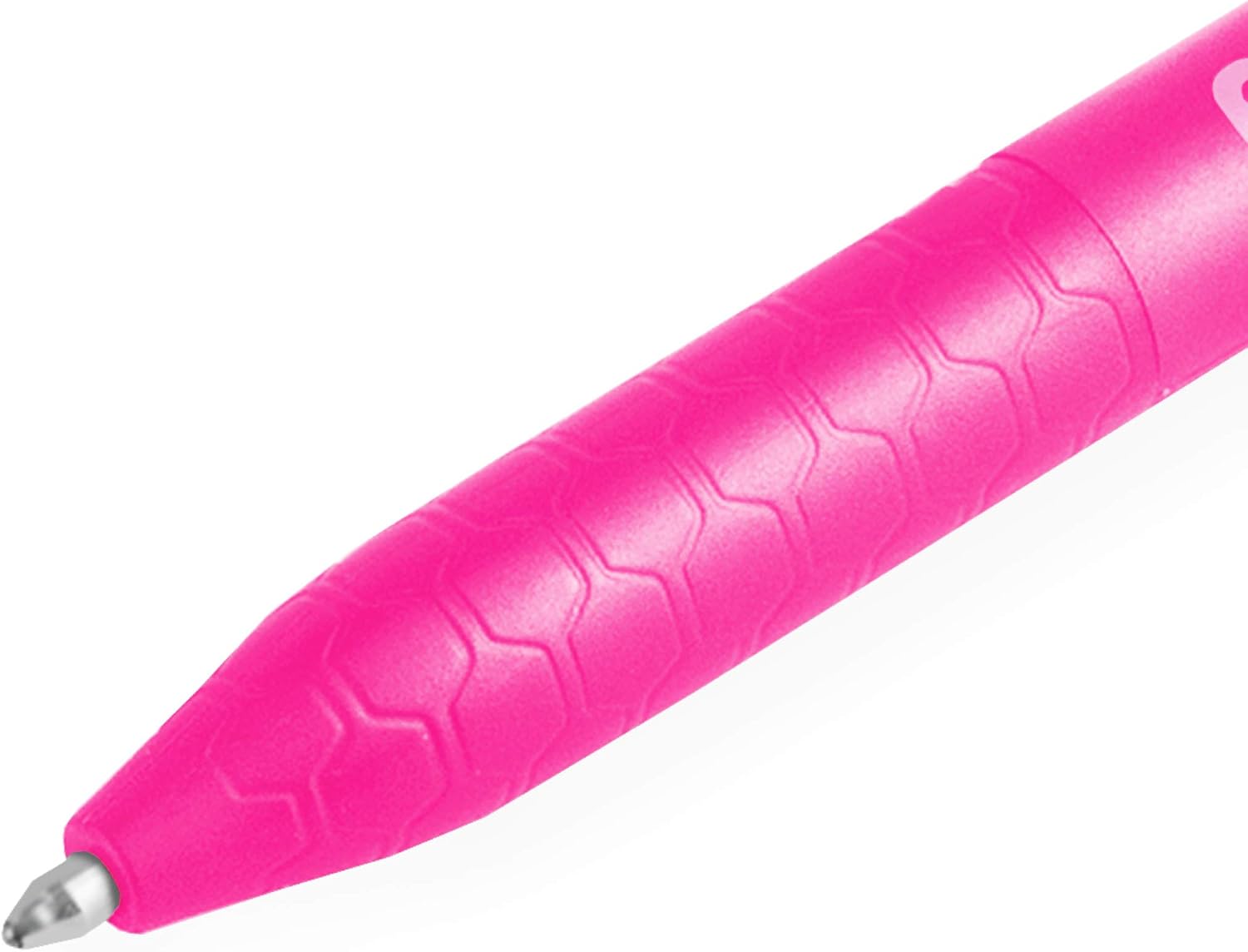 Pentel iZee BX470 Retractable Ballpoint Pen - 1.0mm - Pink - Pack of 14 - Image 4