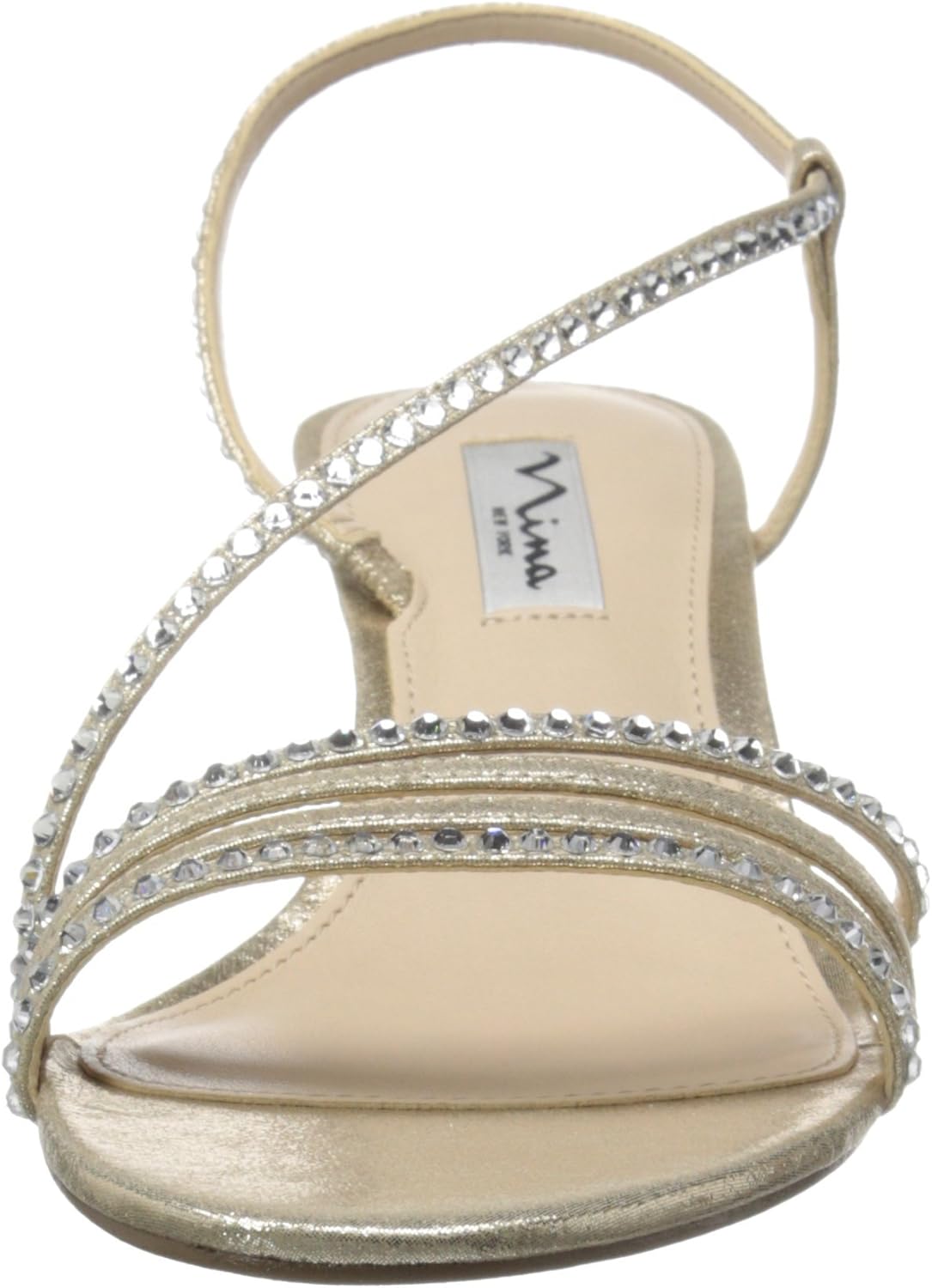 nina gerri evening sandals taupe