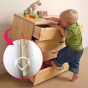 Amazon Com 2pcs Anti Tip Furniture Strap Cabinet Safety Anchor