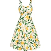 Belle Poque Vintage Floral Dress for Women 2026 Summer A-line Sleeveless Flowy Midi Elegant Wedding Guest Cocktail Dress