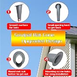 Sovipal Bat Exclusion Cone 2 Pack Humane One Way Bat Door Deterrent Reusable view 6
