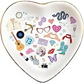 Singer Inspired Ring Dish, Ceramic Jewelry Tray for Music Fans, Birthday Gift for Girls Women, Gifts Idea for Christmas, Friendship Fun Presents, Trinket Rings Earrings Necklaces Key Decorative Dish