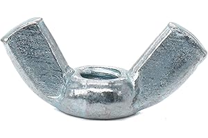 binifiMux Wing Nuts, #10-24 Wing Nuts, Fasteners Parts Butterfly Nut, Hurrican Shutter Panel Hand Twist Tighten Ear Wingnuts, Pack of 60