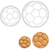 Set of 2 Soccer Balls cookie cutters, 2 pieces - Bakerlogy