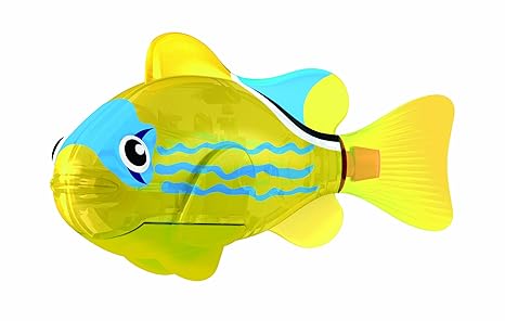 Goliath 32548 Robo-Fisch Yellow Lantern | Buntes LED-Licht | Lebensechte Bewegungen | Wasserspaß für Kinder | elektronisches 