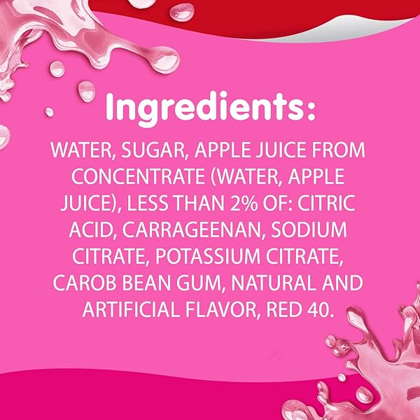 SNACK PACK PINK STARBURST FLAVORED JUICY GELS CUPS, 3.25 OZ., 6-COUNT