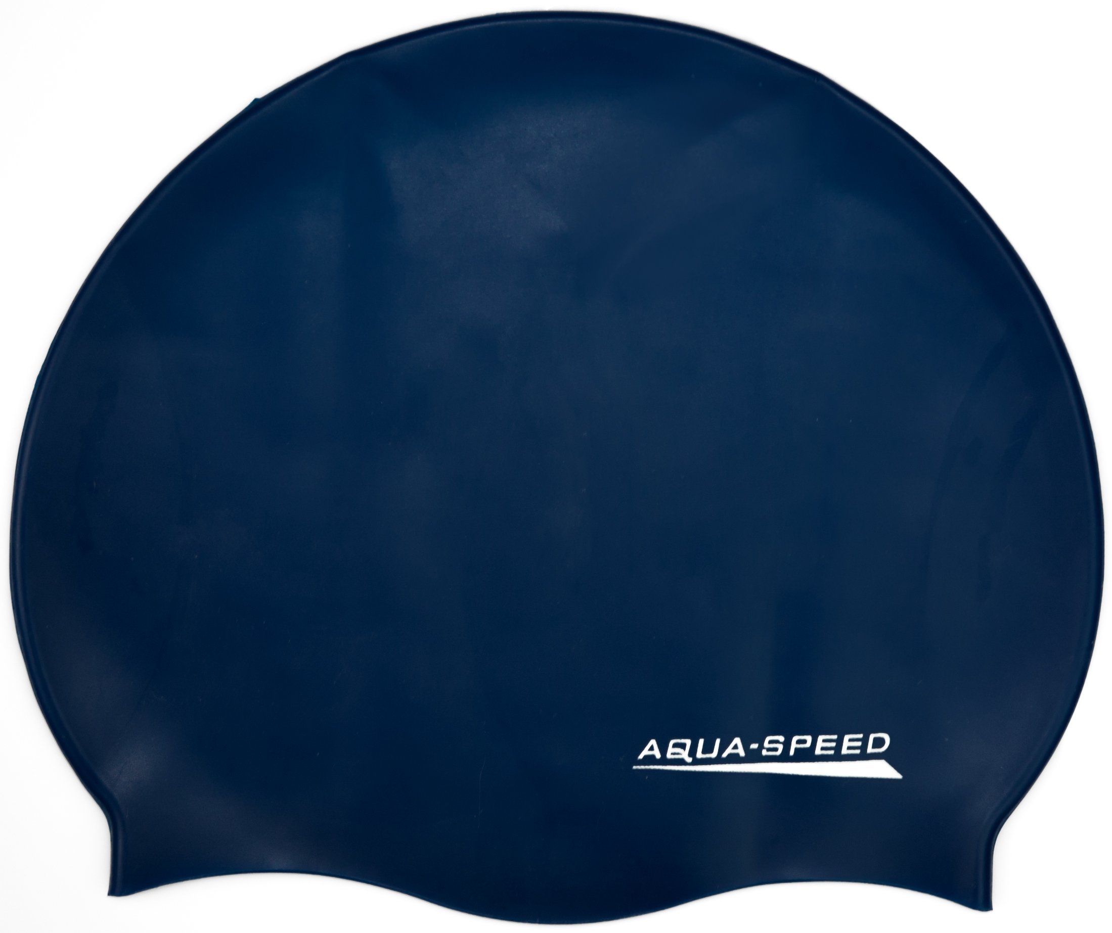 Aqua-Speed Men Mono Silicone s Swim Cap - Navy Blue, One size