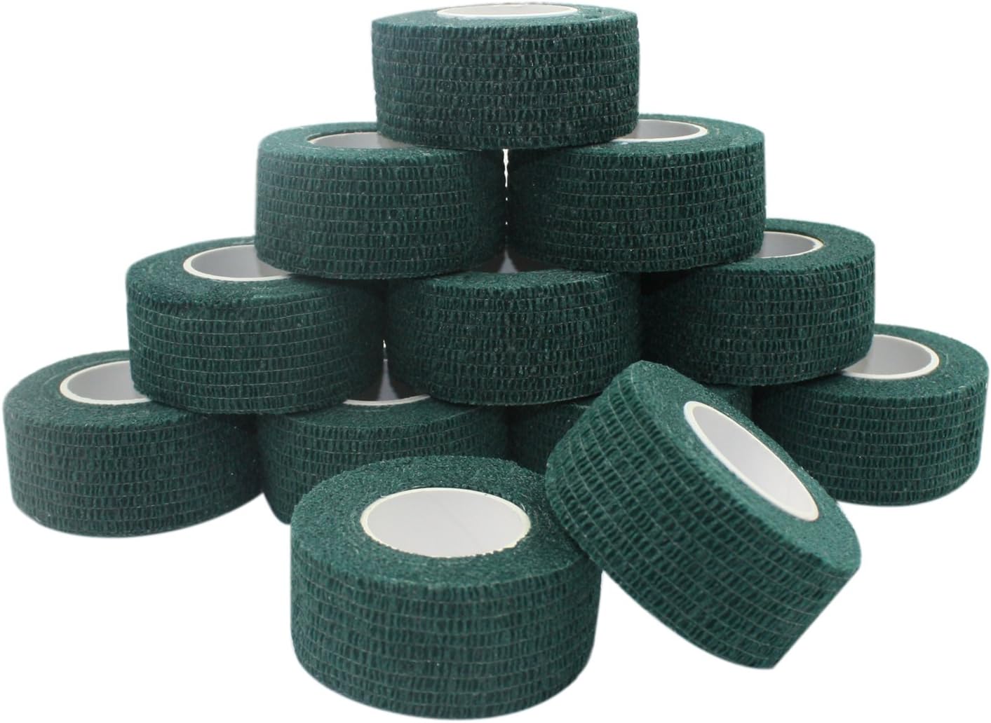 COMOmed Bandages,microporous Tape ,Medical Bandage,self Adhesive Bandage ,cohesive Bandages,Vet wrap ,Gauze Bandage,Vet wrap for Horses, Natural Rubber 2.5 cm x 4.5m Dark Green 12 Rolls