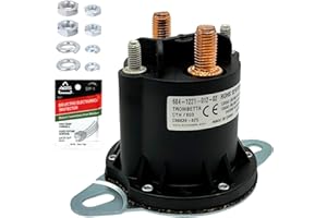 FalconSupply Genuine Trombetta 12V Motor Relay Contactor Solenoid Kit for Western, Fisher, Boss Snowplows, Replaces 56131K, 56131K-1, 56131K-2, 5794K, 5794K-1 for Unimount, Ultramount, Snow Plow Parts