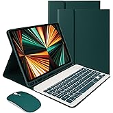 LAMA Keyboard Case with Mouse for iPad Air 11 inch 2025 7th/2024 6th & 10.9 -inch iPad Air 4th/5th Generation, Folio Keyboard Cover with Pencil Holder for 11 inch iPad Pro (4th/3rd/2nd/1st Gen), DGN