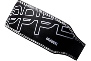 UPPPER Weight Lifting Belt - Double Prong 4” to 2.5” Tapered Premium Lifting Belt for Men and Women - Ultimate Back Support For Weightlifting and Powerlifting | Premium Fitness Gear