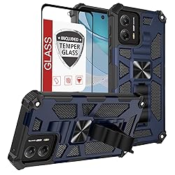 for Moto G 5G 2023 Phone Case w/Tempered Glass