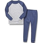 Vaenait 6M-12Y Toddler Kids Super Soft Lightweight Breathable Modal Cotton Melange Sleepwear Pajamas Set