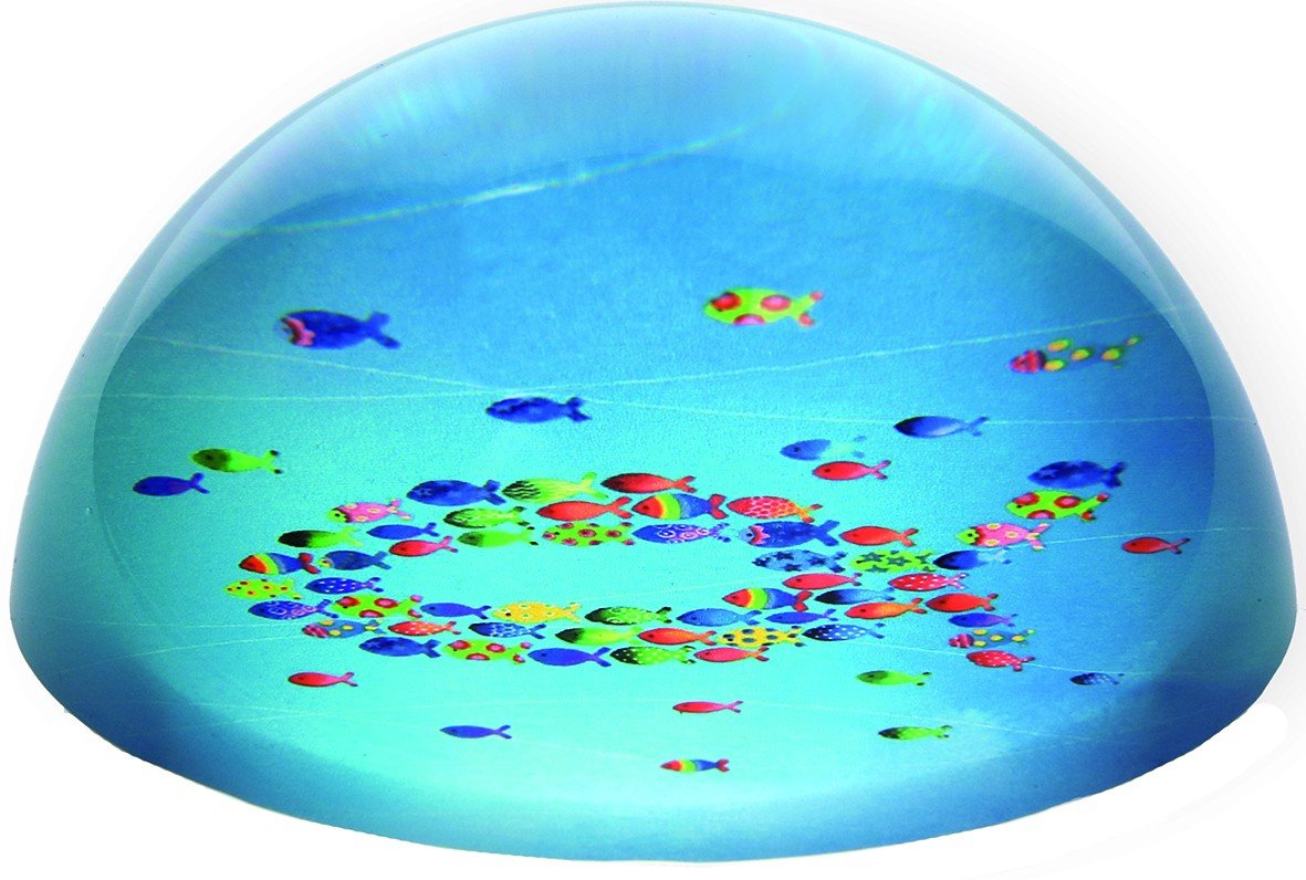 Jesus is in Our Middle: Glass Paperweight