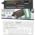 Deluxe Jeweler's Diamond & Gemstone Analyzer Tester for Diamonds Moissanites Stones Lab-Created Simulants with Stone Gauge