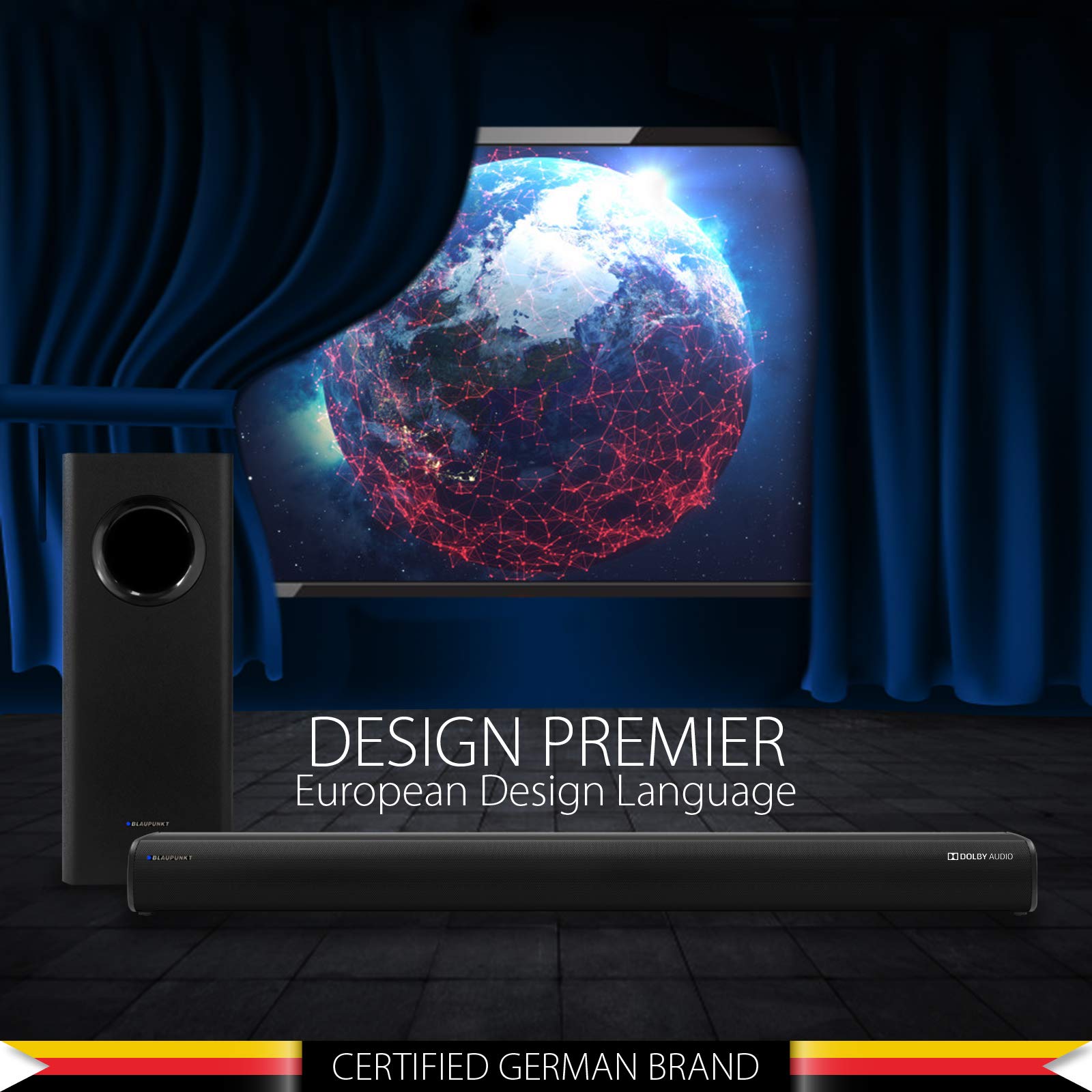 blaupunkt 80w 2.1 soundbar