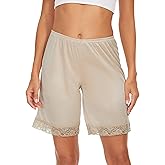 GYS Slip Shorts Culotte for Women Split Skirt Lace Pettipants Bloomer