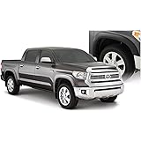 Bushwacker OE Style Color-Matched Front & Rear Fender Flares | 4-Piece Set, Magnetic Grey Metallic, Smooth Finish | 30917-63 | Fits 2017-2020 Toyota Tundra Fleetside