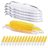 PEOUWNES Stainless Steel Corn Holders - 16 Pack