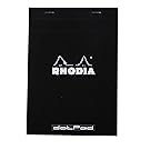 Rhodia No16 148 x 210 mm Head Stapled Pad, Dot, Black