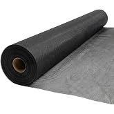 Pool and Patio Screen Mesh Roll - 60 inch x 100 feet, Durable Fiberglass | Insect Screen Roll for Porch, Pool, Lanai, or Patio Screening and Replacement, Charcoal, Extra-Durable
